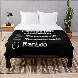 TommyInnit Blankets - Choose your character Throw Blanket RB2805