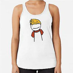 TommyInnit Tank Tops - TommyOutit,Tommyinnit dream,Unboxing what Dream sent me hoodie,funny dream shirt Racerback Tank Top RB2805