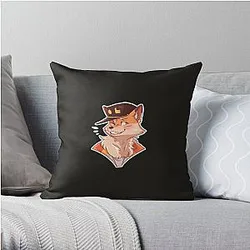 Fundy Pillows - Fundy (Sticker) Throw Pillow RB1507