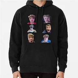 TommyInnit Hoodies - Tommyinnit Faces Dream Team Pullover Hoodie RB2805