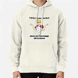TommyInnit Hoodies - 2 to the 1 to the 1 to the 3 please get TommyInnit off my screen Pullover Hoodie RB2805