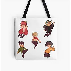 Tubbo Bags - Techno, Tubbo, Philza, Tommy and Wilbur All Over Print Tote Bag RB1506