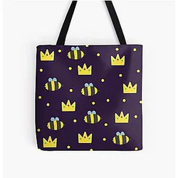 Tubbo Bags - Tubbo and ranboo pattern All Over Print Tote Bag RB1506