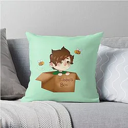 Tubbo Pillows - Tubbo in a box Throw Pillow RB1506
