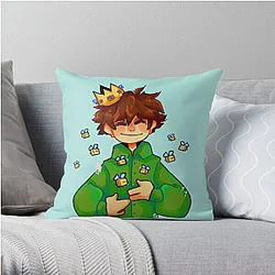 Tubbo Pillows - Bee king Tubbo! Throw Pillow RB1506