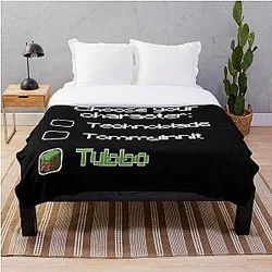 Tubbo Blankets - Choose Your character - Tubbo Throw Blanket RB1506