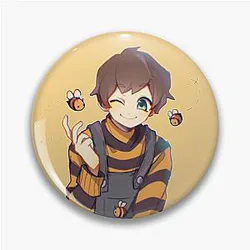Tubbo Pins - Tubbo with bees art Pin RB1506