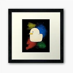 Tubbo Posters - Tubbo Duck Framed Art Print RB1506