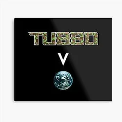 Tubbo Posters - Tubbo above the world - Minecraft Metal Print RB1506
