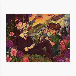 Tubbo Posters - Ranboo Tubbo Michael in de Flowers Photographic Print RB1506