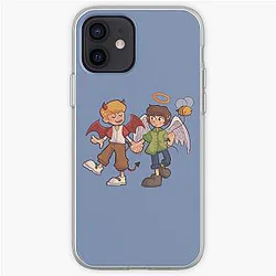 Tubbo Cases - Tommy and Tubbo Angel/Devil iPhone Soft Case RB1506