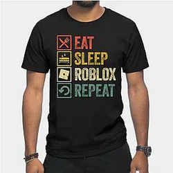Roblox T-Shirts – Eat Sleep Roblox Repeat Classic T-Shirt