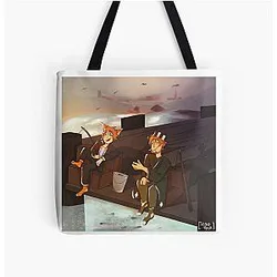 Fundy Bags - Fundy and Phil bonding  All Over Print Tote Bag RB1507
