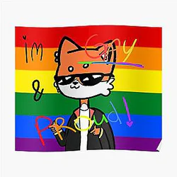 Fundy Posters - Fundy Gay pride Poster RB1507