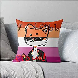 Fundy Pillows - Fundy Lesbian Pride  Throw Pillow RB1507