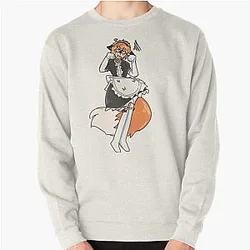Fundy Sweatshirts - Fundy in a Maid Dress Pullover Sweatshirt RB1507