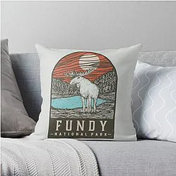 Fundy Pillows - Fundy National Park Throw Pillow RB1507