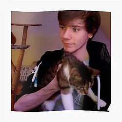 Fundy Posters - Fundy With Cat Poster RB1507