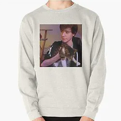Fundy Sweatshirts - Fundy With Cat Pullover Sweatshirt RB1507