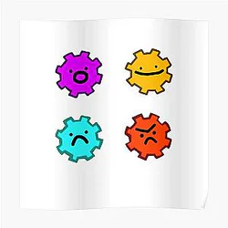 Fundy Posters - Fundy Emotes Poster RB1507