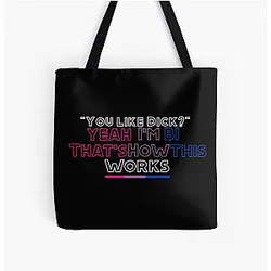 Eret Bags - Eret Quote All Over Print Tote Bag RB1507