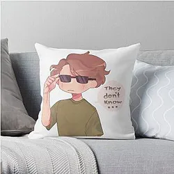 Eret Pillows - They don't Know  Throw Pillow RB1507