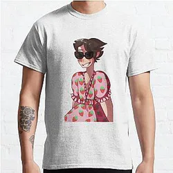 Eret T-shirts - The Eret Strawberry Dress Design Classic T-Shirt RB1507
