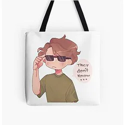 Eret Bags - They don't Know  All Over Print Tote Bag RB1507