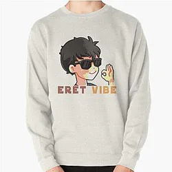 Eret Sweatshirts - The Eret Positive Vibe  Pullover Sweatshirt RB1507