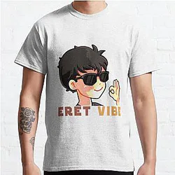 Eret T-shirts - The Eret Positive Vibe  Classic T-Shirt RB1507