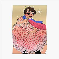Eret Posters - Strawberry dress Eret Poster RB1507