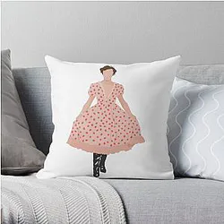 Eret Pillows - Strawberry Dress Eret Throw Pillow RB1507