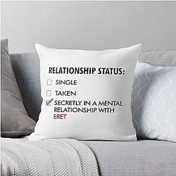 Eret Pillows - Relationship with Eret Throw Pillow RB1507
