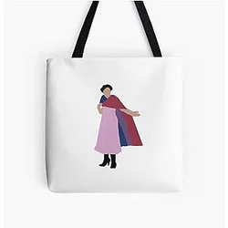 Eret Bags - Eret in a Dress All Over Print Tote Bag RB1507