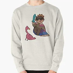 Eret Sweatshirts - King and Their Flamingo Pullover Sweatshirt RB1507