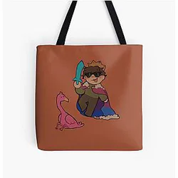 Eret Bags - King and Their Flamingo All Over Print Tote Bag RB1507