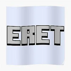 Eret Posters - Eret Minecraft Poster RB1507