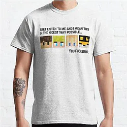 Eret T-shirts - Tommy TalKing to Eret After Betrayal Classic T-Shirt RB1507