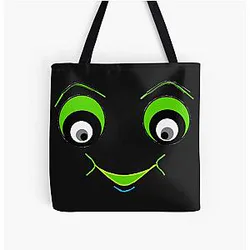 Dream Bags - Green Dream Smile All Over Print Tote Bag RB1507