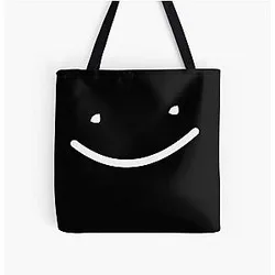 Dream Bags - Funny Dream Smile All Over Print Tote Bag RB1507