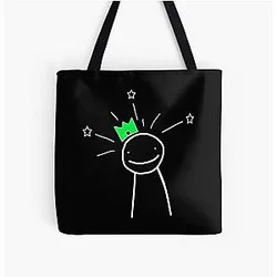 Dream Bags - Dream Smile Funny Merch  All Over Print Tote Bag RB1507