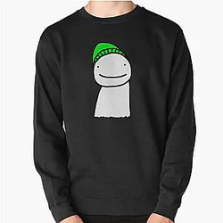 Dream Sweatshirts - Dream Smile Cuffed Beanie  Pullover Sweatshirt RB1507