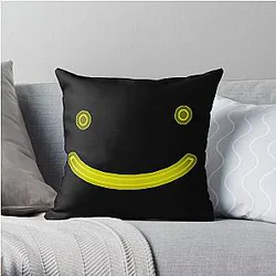 Dream Pillows - 7  Dream Smile Merch Yellow Throw Pillow RB1507