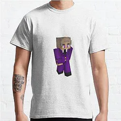 Purpled T-shirts - Purpled Minecraft Classic TShirt RB1507