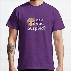 Purpled T-shirts - Purpled  Minecraft Quotes Classic TShirt RB1507