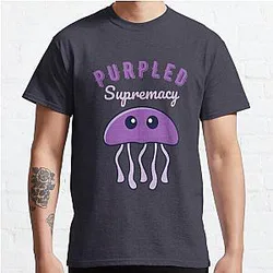 Purpled T-shirts - Purpled Supremacy Classic TShirt RB1507