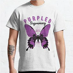 Purpled T-shirts - Purpled Butterfly Supremacy Classic TShirt RB1507