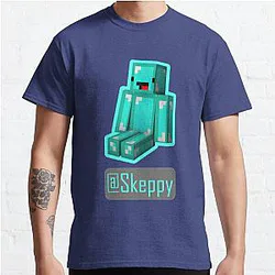 Skeppy T-shirts - Skeppy sitting print Classic T-Shirt RB1507