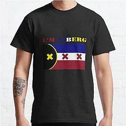 Skeppy T-shirts - L'Manberg Flag shirt Classic T-Shirt RB1507