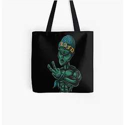 Quackity Bags - Quackity beanie All Over Print Tote Bag RB2905